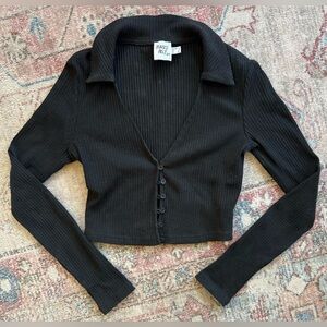 Princess Polly black ribbed top